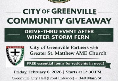 Greenville to Host Drive-Thru Community Giveaway Amid Winter Storm Impact Photos from City of Greenville, Mississippi - Government's post