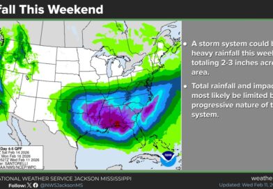 Storm system may bring heavy rain this weekend Good morning!