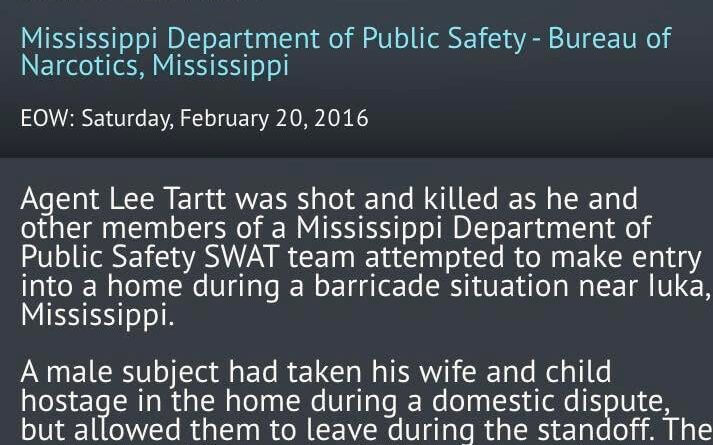 Today marks 10 years since MBN Agent Lee Tartt lost his life in the line of duty protecting and serv