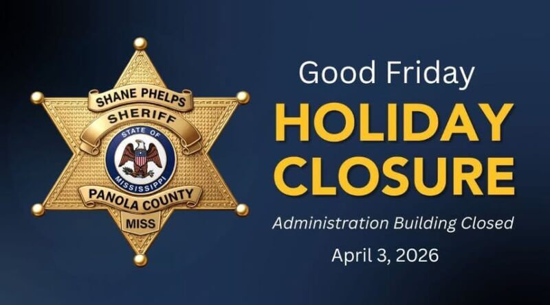PCSO offices closed for Good Friday and Easter, jail and patrol remain operational The front lobby and Adminstration offices of the PCSO will be closed Today, April 3, 2026 in observa