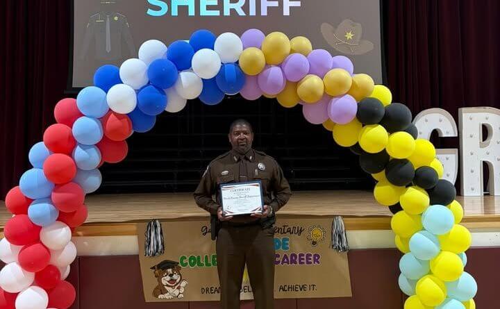 HCSO Recruiter Participates in Gary Road Elementary School Career Program Photos from GARY ROAD Elementary School's post