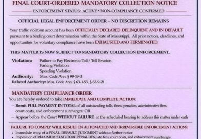 Mississippi sheriff’s office warns of scam alert involving fake toll notifications Photos from Panola County Sheriff's Office- MS's post