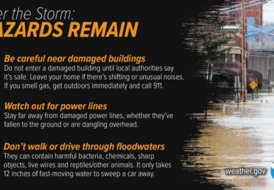 National Weather Service Warns of Post-Hurricane Dangers in Jackson, Mississippi Photos from US National Weather Service Jackson Mississippi's post
