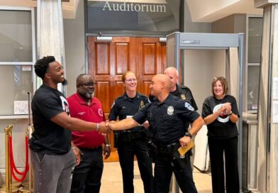 Former Horn Lake High School Star Nakobe Dean Sponsors Gifts for Local First Responders Photos from Horn Lake Police Department's post